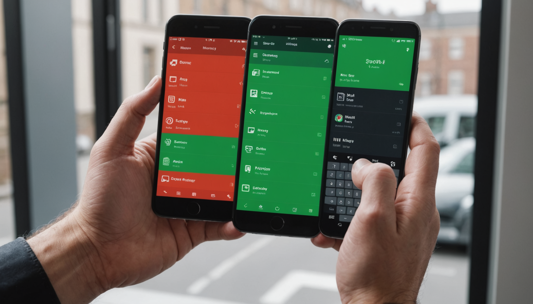 Smartphone file manager displaying image compression results with file sizes showing 70% reduction for compressed photos