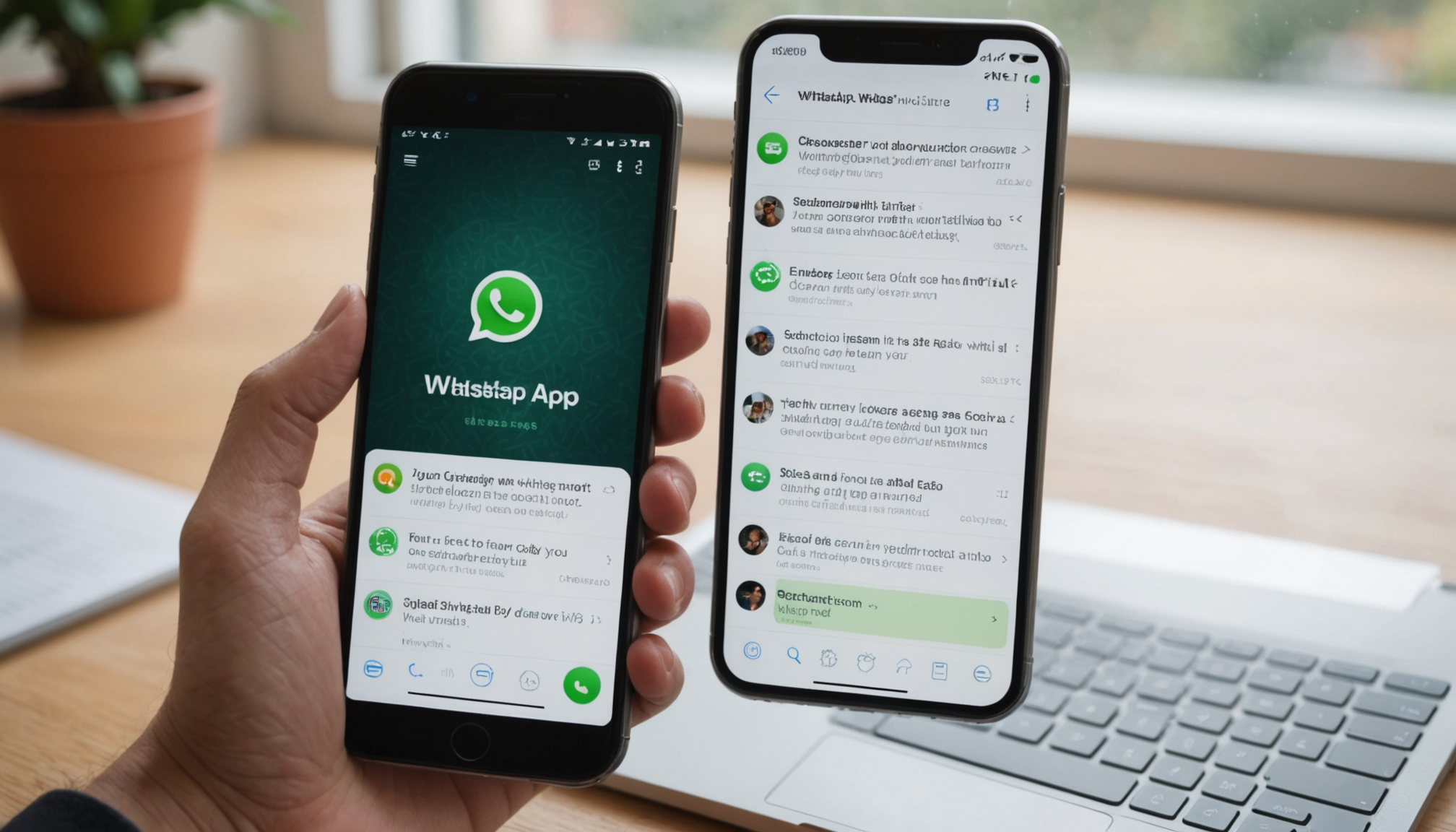 WhatsApp chat showing shortened URLs versus long URLs, demonstrating cleaner message formatting with shorter links
