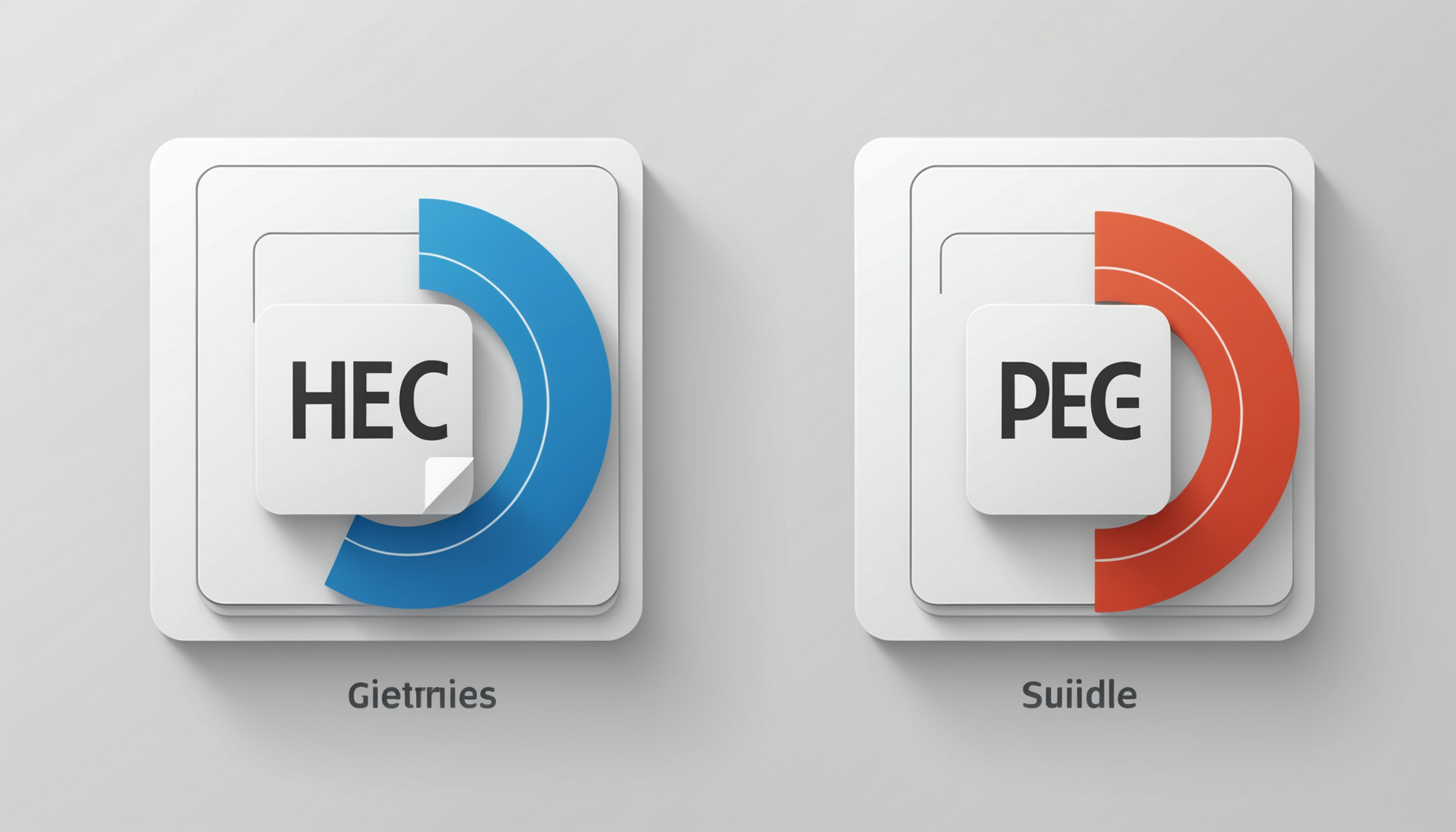 File size comparison between HEIC and JPEG formats showing HEIC using less storage space